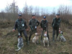 Squadra giovani COPPA ITALIA CON CANI DA FERMA SU BECCACCE 2017