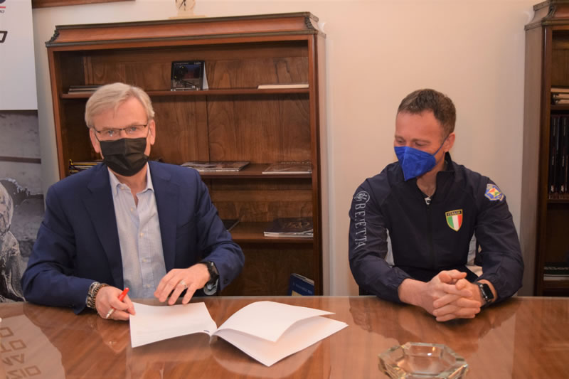 Franco Gussalli Beretta con Mauro De Filippis