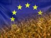 Immagine simbolica agricoltura e bandiera EU